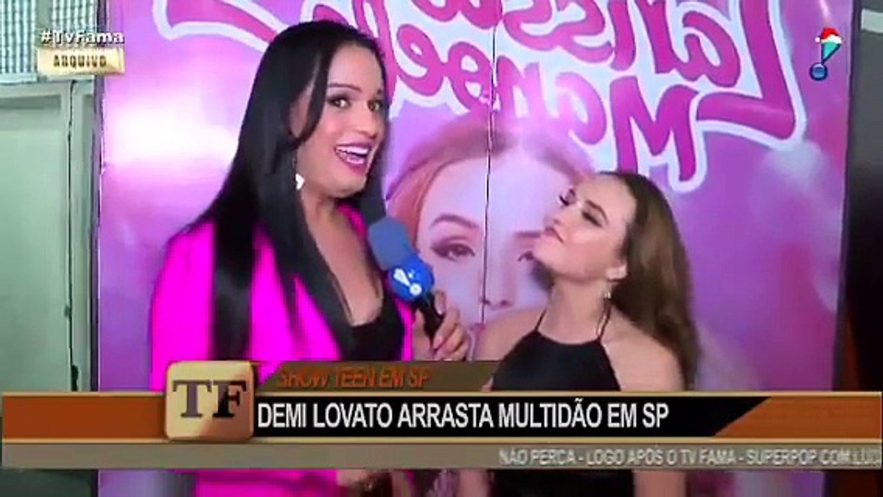 Larissa Manoela,Selena Gomez,Anitta,Demi Lovato | TV Fama
