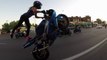 Crazy girl does motorcycle stunts on St. Louis streets 2017 by Dailyfan