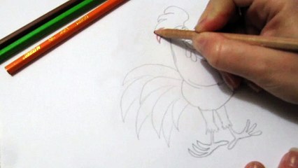 Как рисовать животного по гороскопу 2017 Петух How to Draw an animal horoscope Rooster 2017