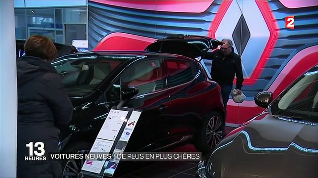 Voitures neuves : de plus en plus chères