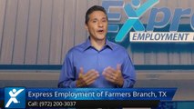 Express Employment of Farmers Branch, TX Perfect 5 Star Review by Gabrielle W.
