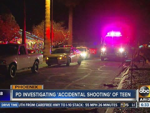Police investigating accidental shooting of teenager by another teen mishandling a gun