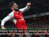 Giroud has been frustrated - Wenger