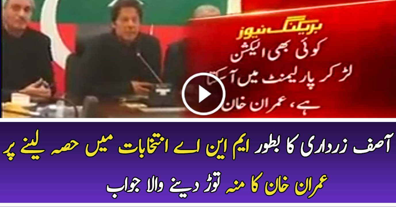 Imran Khan is Giving Jaw Breaking Reply to Zardari