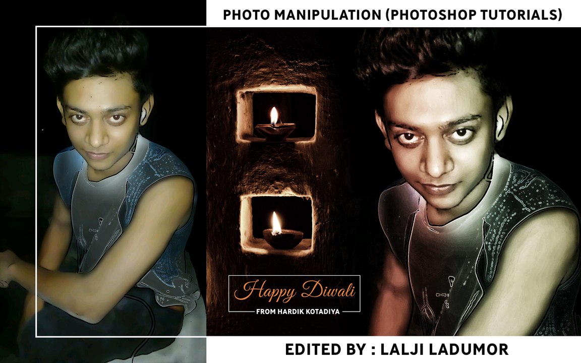 Photoshop Tuttorials Photo Manipulation Part-3 Happy Diwali