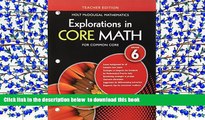 Free [PDF] Downlaod  Explorations in Core Math: Common Core Teacher Edition Grade 6 2014  BOOK