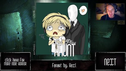 MOST SCARED! - Slender (Haunt) w  Heartbeat Monitor - Part 2
