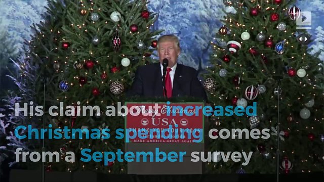 Donald Trump bragged on Twitter that he saved Christmas
