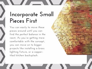 How To: Design a Room with Metallics