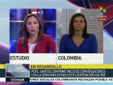 Colombianos critican conversaciones entre el gobierno y la OTAN