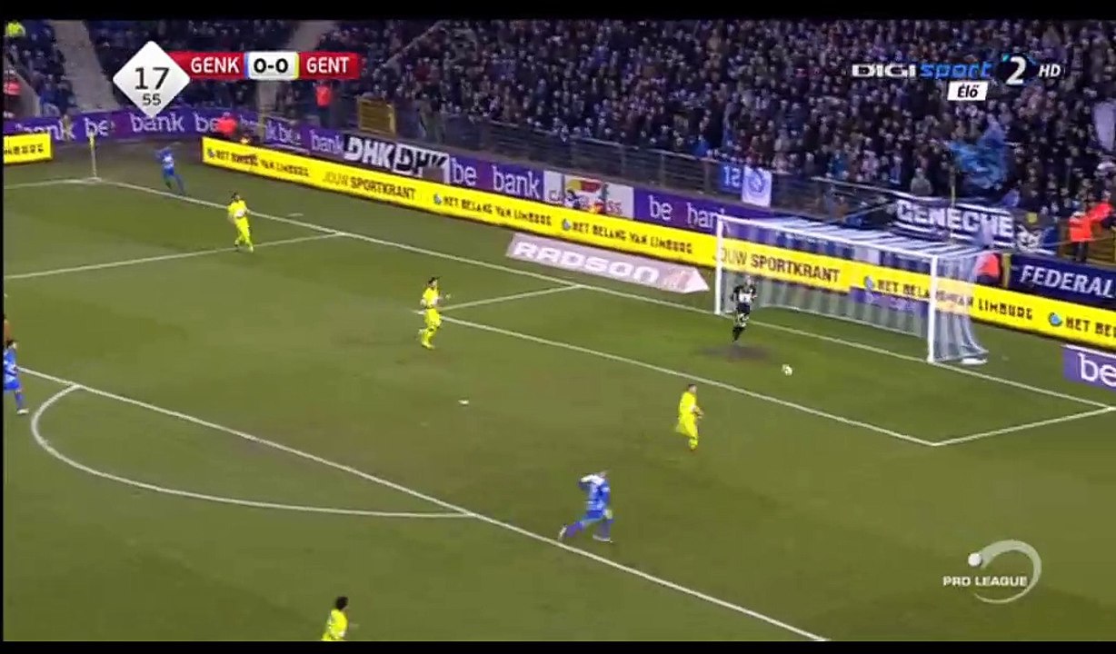 Alejandro Pozuelo Goal HD - Genk 1-0 Gent - 27.12.2016 Jupiler League