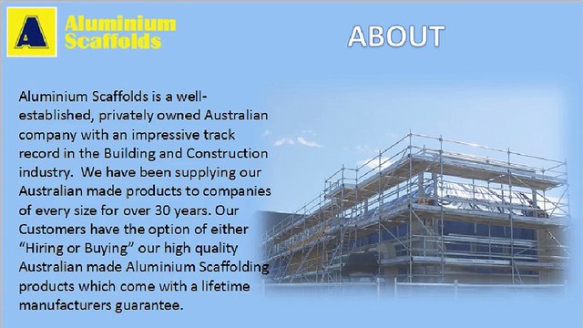 Mobile Vertical Lift | Aluminium Scaffolds