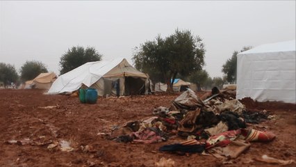 اللاجئون السوريون تحت شتاء قارس