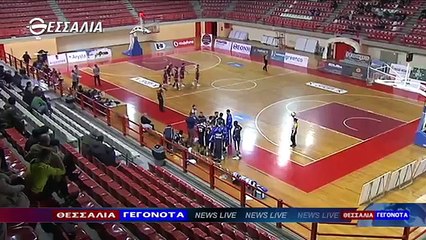 12η ΑΕΛ-Καβάλα 68-60 2016-17 Α2 Μπάσκετ Tv thessalia