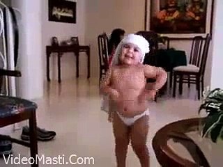 Cute Baby Funny Dancing On Dhol