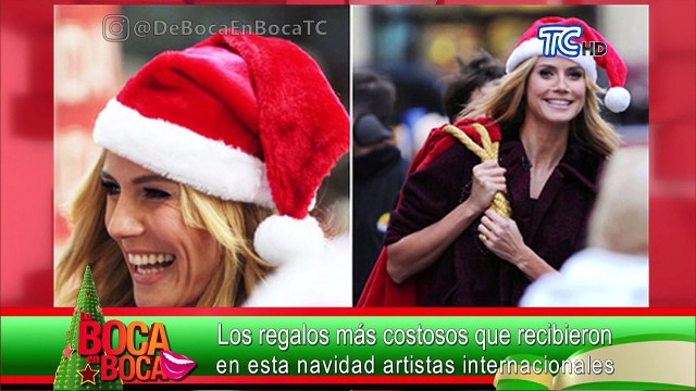 Los regalos más costosos que recibieron en esta navidad artistas internacionales