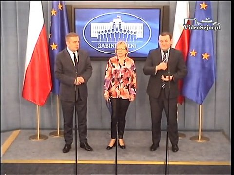 Poseł Gabriela Lenartowicz - konferencja z 14 grudnia 2016 r.