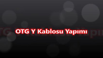 USB OTG Y Kablosu Yapımı