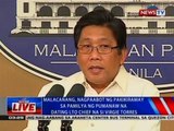 NTVL: Malacañang, nagpaabot ng pakikiramay sa pamilya ng pumanaw na dating LTO Chief Virgie Torres