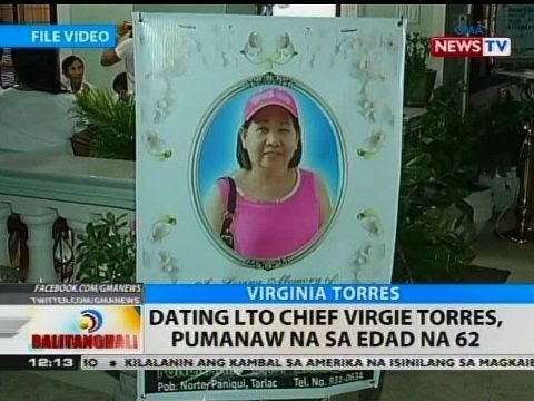 BT: Dating LTO Chief Virgie Torres, pumanaw na sa edad na 62