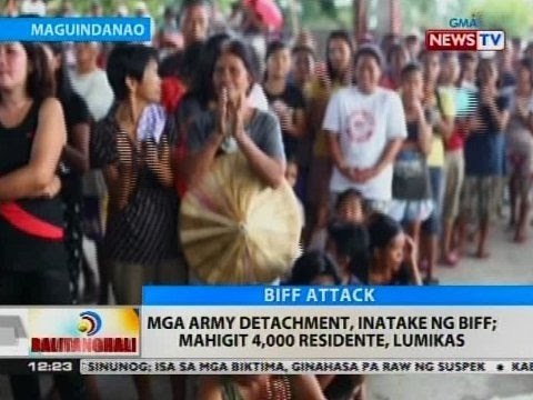 BT: Mga army detachment, inatake ng BIFF; Mahigit 4,000 residente, lumikas
