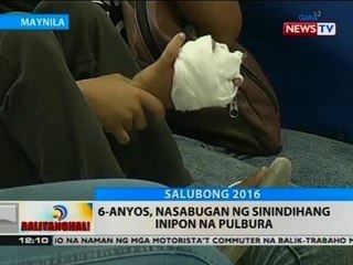 BT: 6-anyos, nasabugan ng sinindihang inipon na pulbura