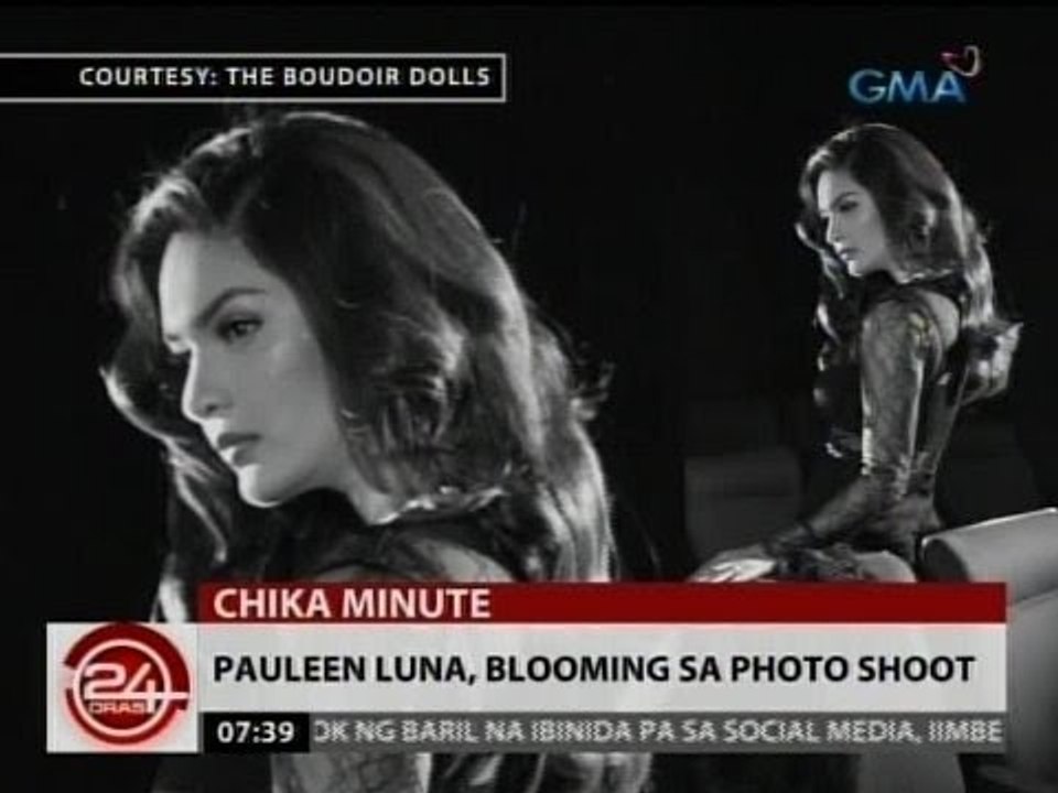 24Oras: Pauleen Luna, blooming sa photo shoot