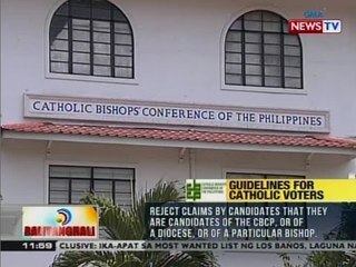 BT: CBCP: Guidelines for Catholic voters