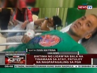 QRT: Biktima ng ligaw na bala na tinamaan sa atay, patuloy na nagpapagaling sa PGH