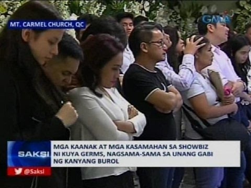 Maraming nagmamahal kay Kuya Germs, nagsama-sama sa unang gabi ng kanyang burol