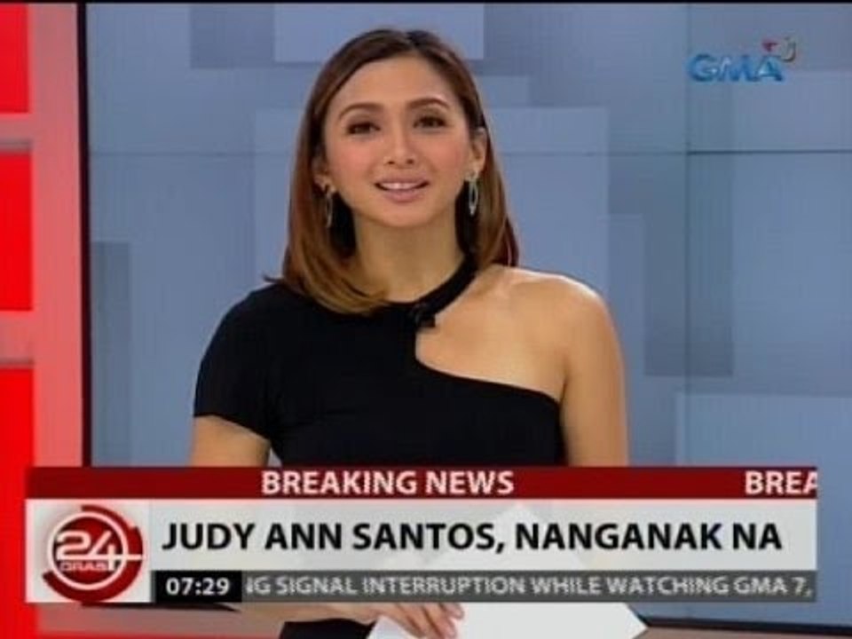 24 Oras: Judy Ann Santos, nanganak na