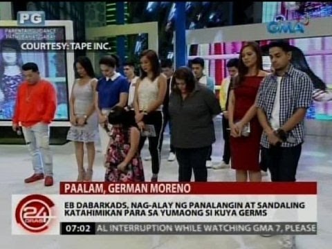 EB Dabarkads, nag-alay ng panalangin at sandaling katahimikan para sa yumaong si Kuya Germs
