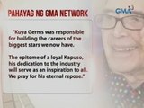 24 Oras: GMA Network, ipinagluluksa ang pagpanaw ni German Moreno