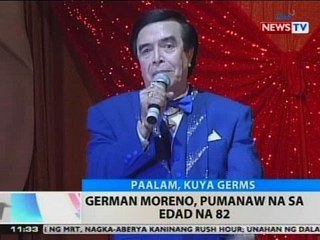 BT: German Moreno, pumanaw na sa edad na 82