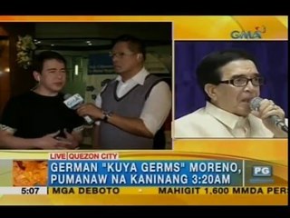 John Nite: Matatandaan si Kuya Germs bilang masayahin at matulungin | Unang Hirit