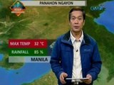UH: Mahinang ulan, asahan sa NCR ngayong Huwebes