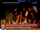 UB: Mga kaklase ng nahulog mula sa roofdeck na estudyante, nagdadalamhati