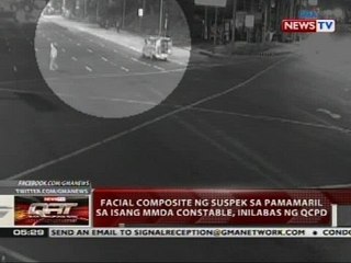 Download Video: Facial composite ng suspek sa pamamaril sa isang MMDA constable, inilabas ng QCPD