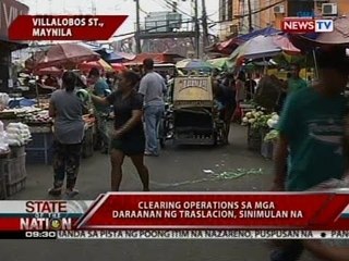 SONA: Clearing operations sa mga daraanan ng traslacion, sinimulan na