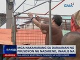 Saksi: Mga nakaharang sa daraanan ng prusisyon ng nazareno, inaalis na