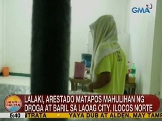 UB: Lalaki, arestado matapos mahulohan ng droga at baril sa Laoag City