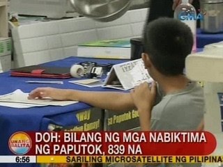 UB: DOH: Bilang ng mga nabiktima ng paputok, 839 na