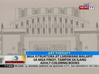 Mga istruktura at larawang malapit sa mga pinoy, tampok sa ilang adult coloring book