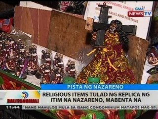 BT: Religious items tulad ng replica ng Itim na Nazareno, mabenta na