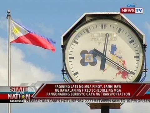 SONA: National Time Consciousness Week, ginugunita sa Pilipinas tuwing unang linggo ng taon