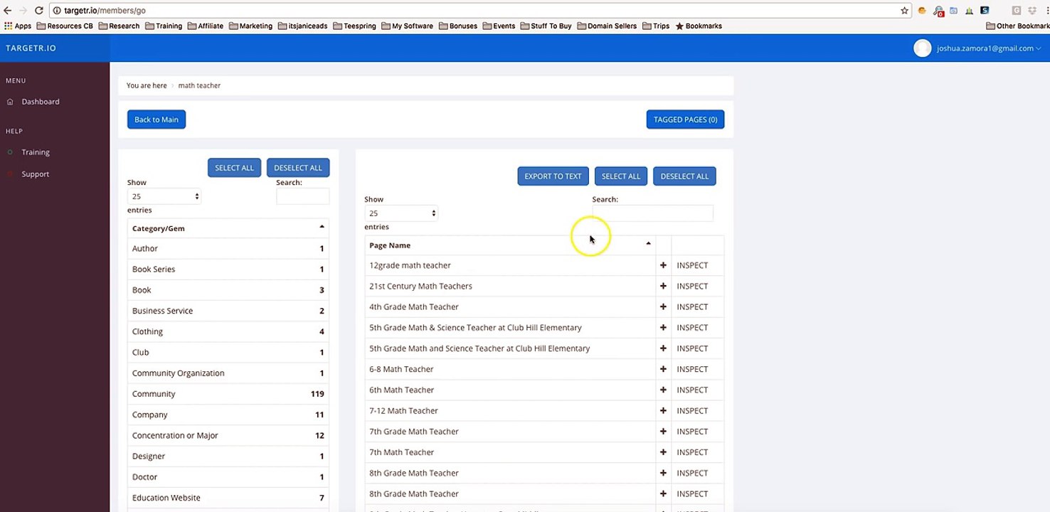 Targetr Demo