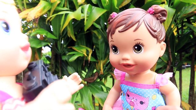 Baby Alive PRANK Squirting Camera Funny Baby Alive videos Boo Boo & Tea Cup Surprise Dolls