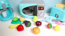 Toy Cutting Fruits & Vegetables Velcro Cooking Playset FROZEN Kitchen Toy Food Videos-iwBnf_OE