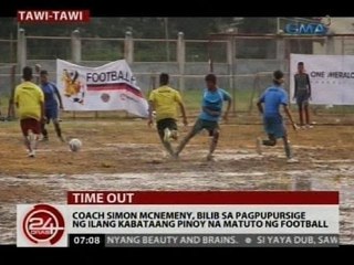 Coach Simon Mcnemeny, bilib sa pagpupursige ng ilang kabataang Pinoy na matuto ng football