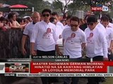 Master Showman German Moreno, hinatid na sa kanyang himlayan sa Loyola Memorial Park